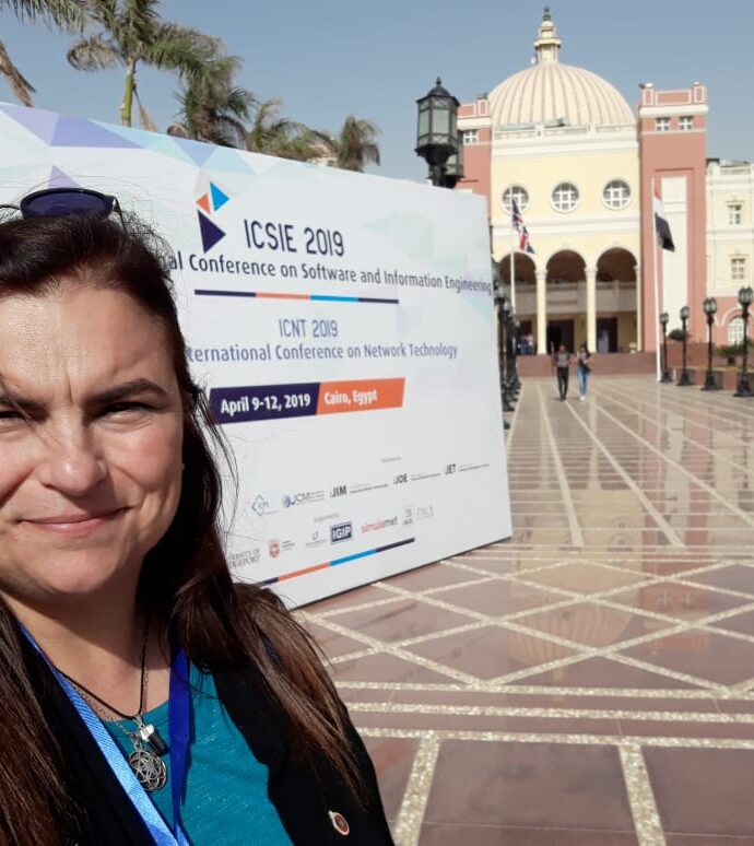Profesora Jimena Pascual expone en ICSIE 2019 en Egipto
