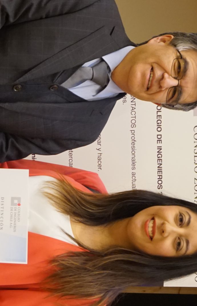Mejor titulada de la EII recibe distinción del Colegio de Ingenieros de Valparaíso