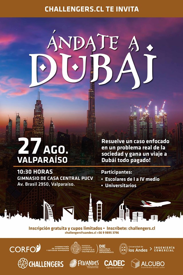 Challengers.cl te invita al evento: Ándate a Dubai