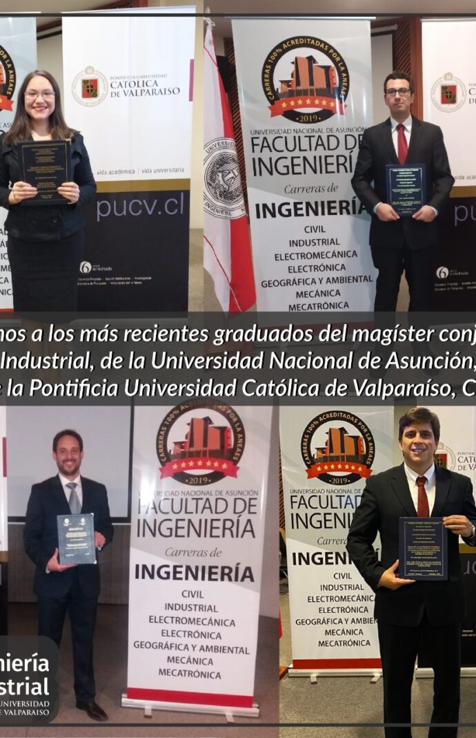 Programa de Magíster conjunto entre la EII y Universidad Nacional de Asunción Paraguay tiene nuevos graduados