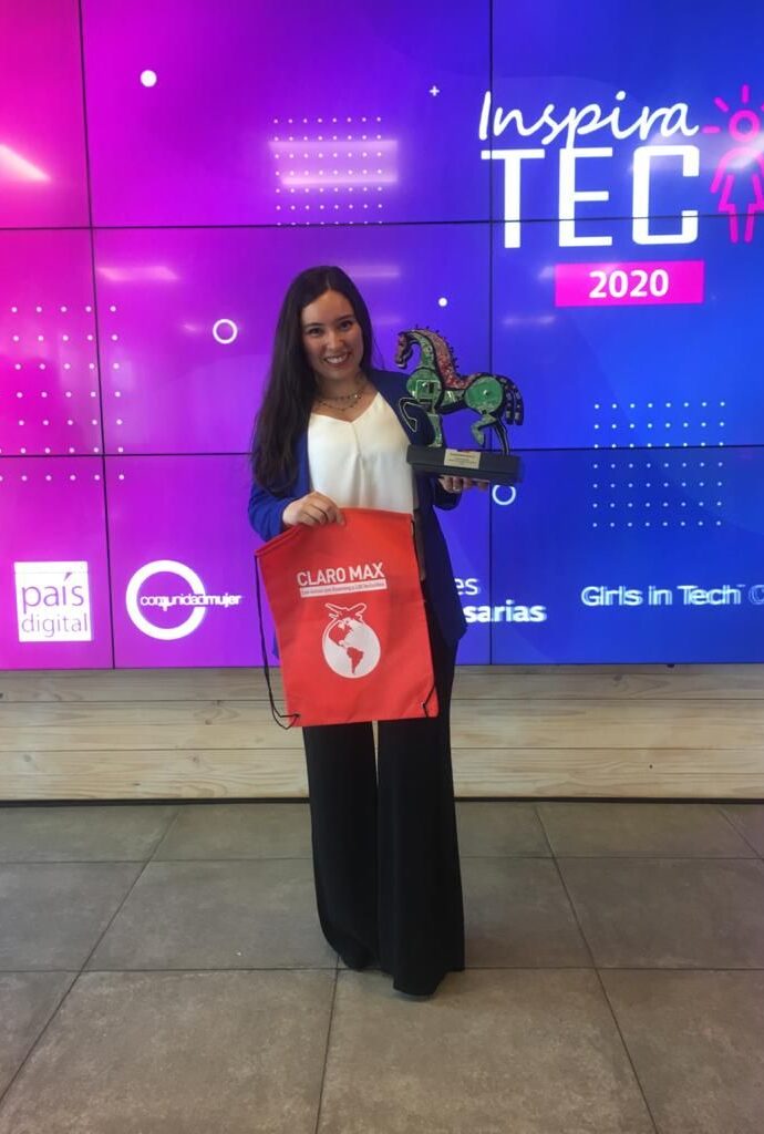 Daniela Retamales, egresada de la EII, es elegida como «Mujer Emprendedora Tecnológica 2020» por INSPIRATEC