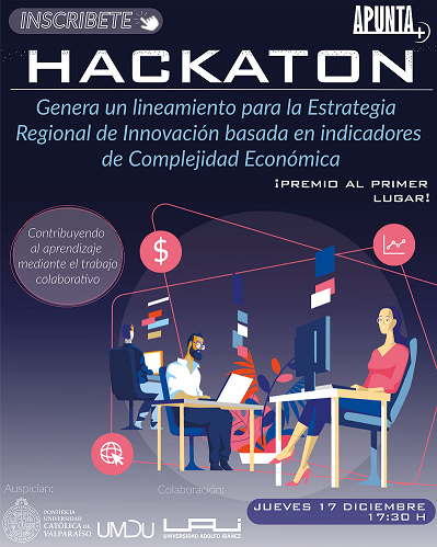 Hackaton: “Genera un lineamiento para la Estrategia Regional de Innovación basada en indicadores de Complejidad Económica»
