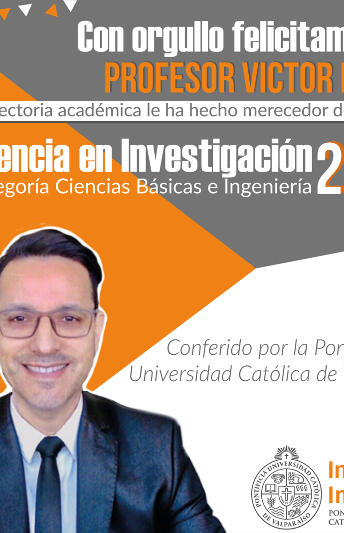 Profesor Víctor Leiva fue premiado por excelencia en investigación en la PUCV