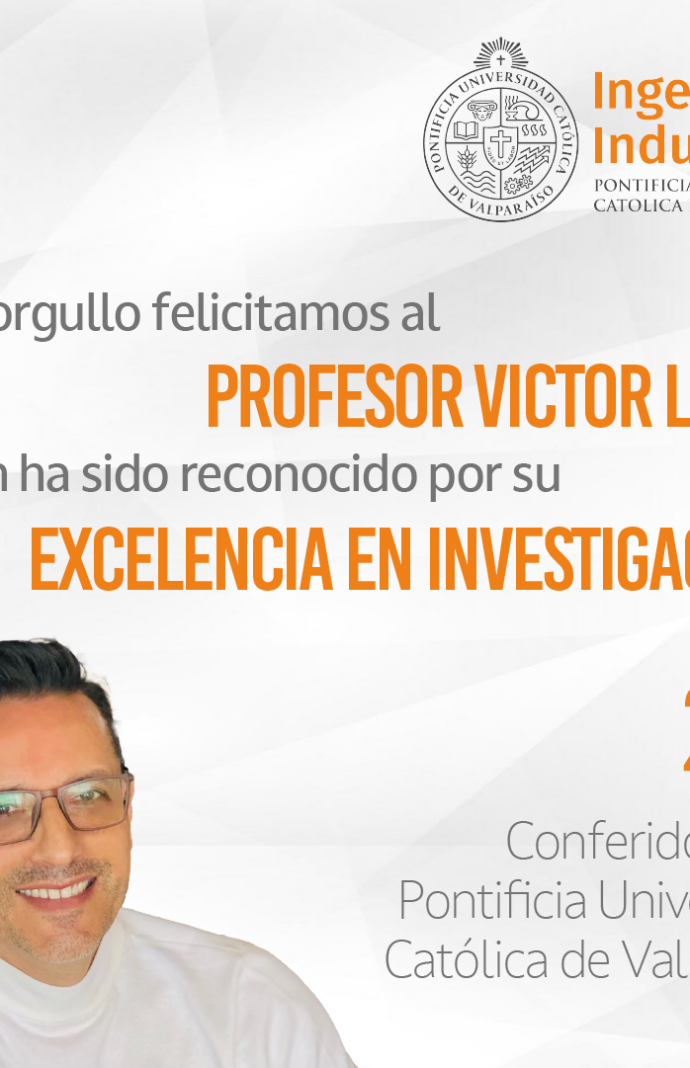 Profesor Víctor Leiva fue premiado por excelencia en investigación en la PUCV