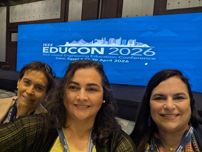 Académicas de la EII participaron en IEEE EDUCON 2026 celebrada en El Cairo, Egipto