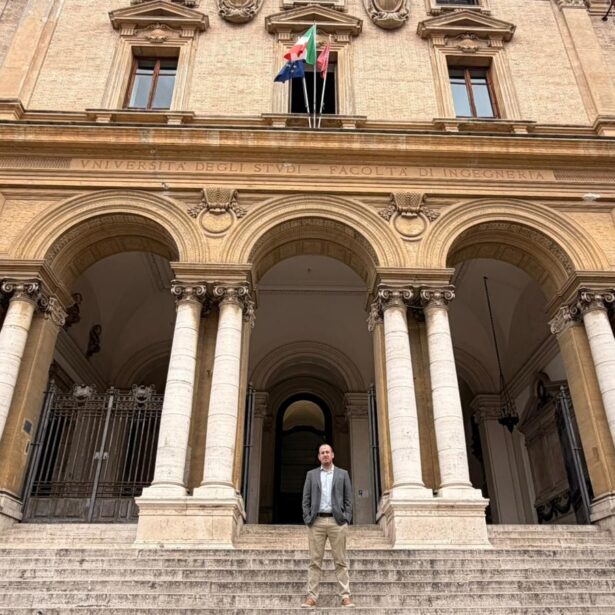Académico Felipe Feijoo realiza pasantía en Sapienza Università di Roma, Italia