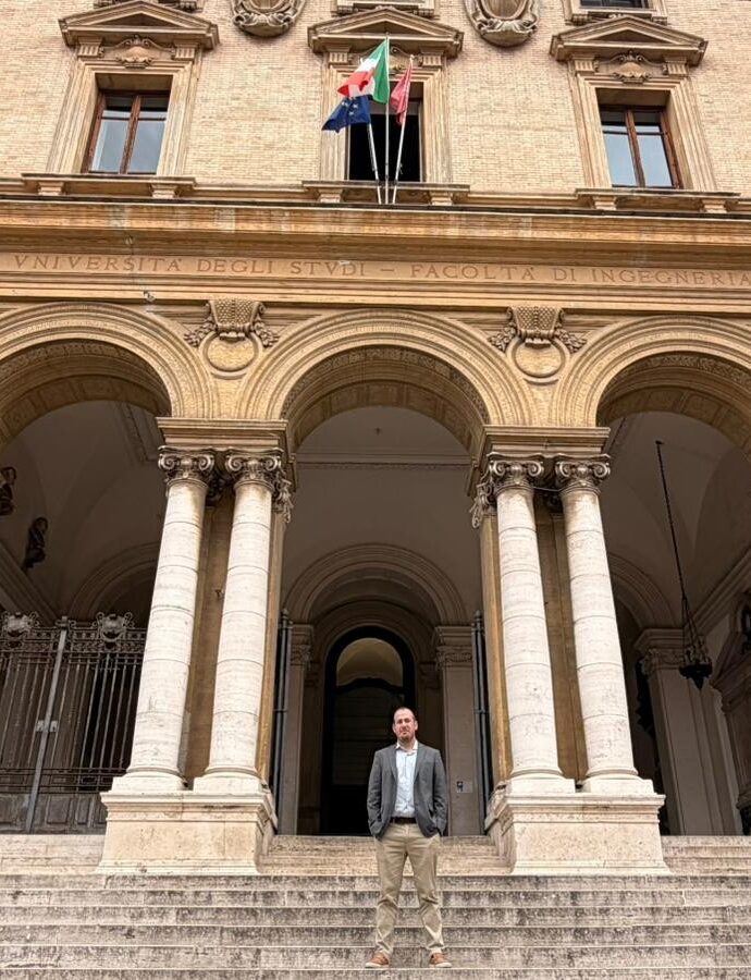 Académico Felipe Feijoo realiza pasantía en Sapienza Università di Roma, Italia